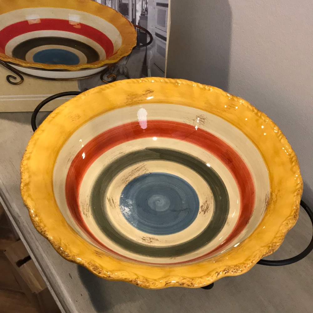 Hand Painted Mediterranean Bowl